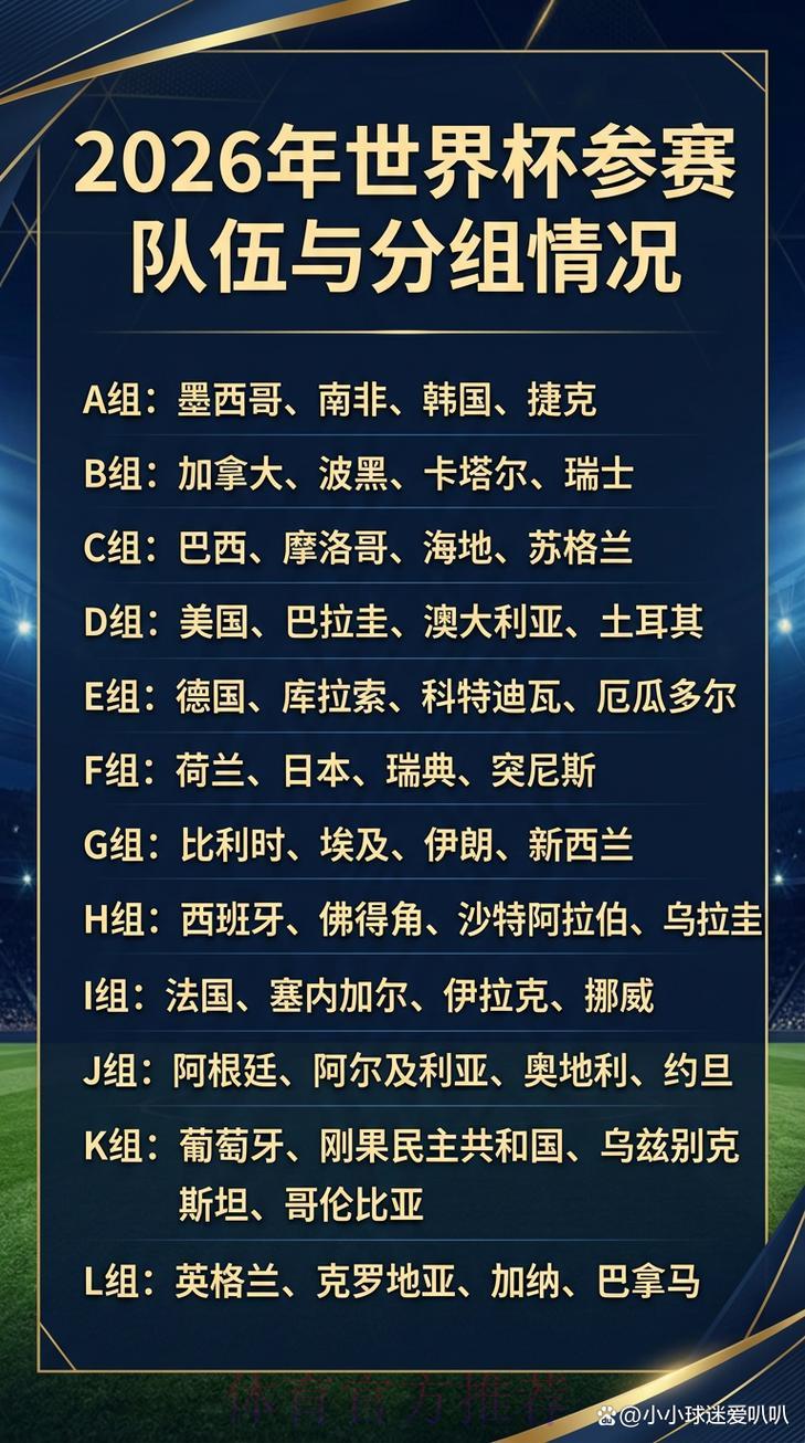 2026年世界杯预选赛赛程安排与比分展望 2026年世界杯预选赛赛程安排与比分展望